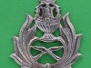Nepal Gurkha officers cap badge, 40x49mm.