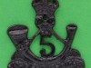BC490. 5th Battalion Kings African Rifles Kenya. Turban badge pin 23x26 mm.