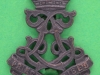 KK 1839. 13th County of London Battalion Kensington beret ww2 & collar officers. 28x31 mm.