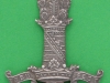 KK 766. 11th (Prince Alberts Own) Hussars.  Lugs silvered 42x43 mm.
