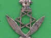 3rd Gorkha Rifles, cross belt badge, Indian Army. 50x58 mm.