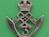 3rd Gurkha Rifles beret badge. 30x35 mm.
