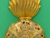 KK 1959. The Royal Scots Fusiliers. Officers cap badge. Disc Gaunt. 36x70 mm.