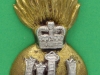 KK 2045. Royal Highland Fusiliers 1959-2006 (fra 2007 2nd Scots Royal Regiment of Scotland) officers cap badge, very heavy 33x67 mm.