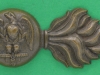 The Royal Irish Fusiliers collar badge 46x21 mm.