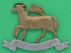 KK 590. The Queens Royal West Surrey Regiment 1914. Brace holes, lugs 53x39 mm.
