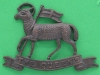 KK 590. The Queens Royal West Surrey Regiment. Officers bronce cap badge. Replaced lugs 55x39 mm.