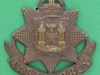 KK 640. East Surrey Regiment. Officers Bronce cap badge, Gaunt London. 42x43 mm.