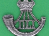 KK 1748. 5th, 7th, 8th and 9th Batalions Durham Light Infantry. Officers hallmarked silver badge. 39x44 mm.
