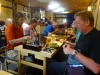 Miyajima Shrine tour, inde og spise på restaurant hvor vi fik en ret med østers