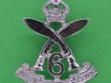6th Gurkha Rifles, imperial crown, Saharanbros Ludhiana, 36 x 42mm