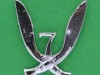 7th Gurkha Rifles (Duke of Edinburgh`s Own)  anodized metal 1951. 23x27 mm.