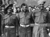 Recipients of the Victoria Cross after an investiture at Buckingham Palace, 16th October 1945. Left to right: Naik Bhabbhagta Gurung of the 2nd Gurkha Rifles, Naik Gian Singh of the 15th Punjab Regiment and Havildar Umrao Singh of the Indian Artillery. Original publication: Picture Post - 7125 - For Valour - 100 Years Of The V.C. - pub. 1954 (Photo by Reg Speller/Fox Photos/Hulton Archive/Getty Images)