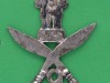 9th Gorkha Rifles, cross belt badge, 51x56 mm.