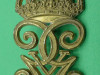 Monogram for Gustav 5. (Oscar Gustaf Adolf; født 16. juni 1858, død 29. oktober 1950) var konge af Sverige fra 1907 til 1950. Gul 36x62 mm