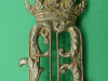 Monogram for Oscar 2. (Oscar Fredrik; 21. januar 1829 – 8. december 1907) var konge af Sverige fra 1872 til 1907. 32x60 mm