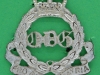 KK 1886a, Cox 1212, The Queen`s Bays arm badge for NCO, silver plated, 3 lugs 48x56 mm.