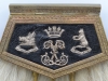 The Argyll and Sutherland Highlanders sporran shield badges.