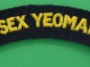 Sussex-Yeomanry-cloth-shoulder-title.-130x23-mm.