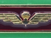 Canadian Airborne Regiment enamelled breast parachute wing, 50x17 mm.