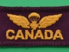 Canadian Airborne Regiment shoulder insignia no 1 dress. 60x25 mm.