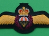 RCAF padded cloth parachute wing 70x31 mm.