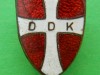 Det Danske kommando 1949-1958.  Emaljeskjold 14x17 mm