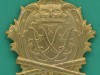 2. Jydske Brigade. Mærket var indtil 1951 afdelingsmærke for 10. Regiment (Feltherrens Fodregiment)