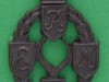 CW370.-Royal-Electrical-Mechanical-Engineers-officers-bronze-collar-badge-pre-1947.-20x23-mm.
