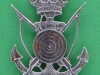 Skyttemærke ved Flåden eller Marineforeningen i sølv. 830S P.V.K. 28x46 mm