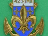 42e-Regiment-Infanterie-Marine.-email-Drago-Paris-G2081.-33x46-mm.-3900