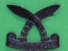 Assam Rifles 1942 cap badge. Kæmpede sammen med V-Force. 33x28 mm.