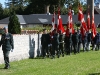 The Colour Guards departing