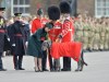 The-Duchess-of-Cambridge-gave-Domnhail-the-irish-Guards-mascot-his-shamrock-to-celebrate-St-Patricks-Day.