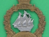 KK 1161. 1st Drake Battalion, Royal Naval Division. Disc Gaunt lugs 40x54 mm.