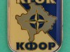 KFOR-Kosovo-kort-solvkant-PX-maerke-30x39-mm