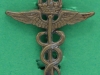 MH73. RAF Medical Services 1918. Collar badge 24x26 mm.