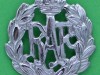 MH49. Royal Air Force silvered cap badge. Lugs 38x44 mm.