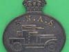 Cox 1692. The Royal Naval Air Service Armoured Car Section. Bronce cap badge. Lugs 40x46 mm.
