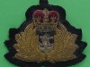 Royal Navy Senior Officers bouillon cap badge post 1953