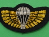 Special Air Service, mess dress para wing. Gold wings and silver parachute. 25x49 mm