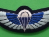 Special Air Service, padded cloth parachute wing current issue. 24x73 mm