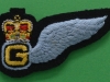 Army Air Corps late 1970ies production. Gunners half wing. 65x40 mm.