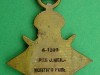 Reverse: 1914-1915 Star to 4-1389 Pte John Nielsen Northumberland Fusiliers