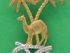 Staffordshire Detachement Company, Operation Desert Storm tour badge. Firmin, silver stamps. Pin 25x32 mm.