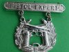 US Marine Corps - Pistol Expert Award badge. Sterling