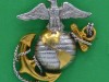 USMC-97-officers-cap-badge-10K-gold-Sterling-583-44-x-41mm.-300