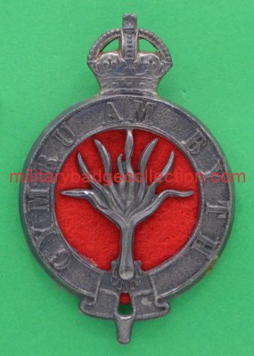 Welsh Guards Gold & Black Military Badge China Thimble B/98 