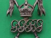 Officer's cap badge, Governor General's Bodyguard, 1901-1947. 26x38 mm