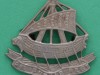 Cap badge, 2nd Punjab Regiment, 1922-1947 Bronze badge in the form of an oared galley with rigged sail, with scroll below, bearing the unit title, '2nd Punjab Regt'.-37-x-35mm-1